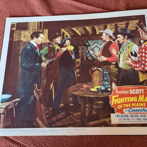 The Fighting Man Of The Plains - Western Lobby Cards