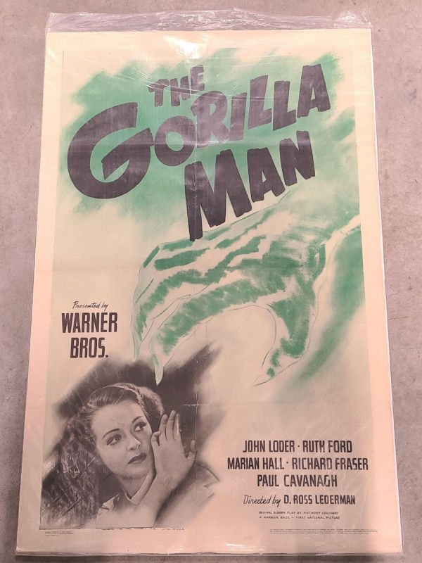 The Gorilla Man - 1 Sheets/US