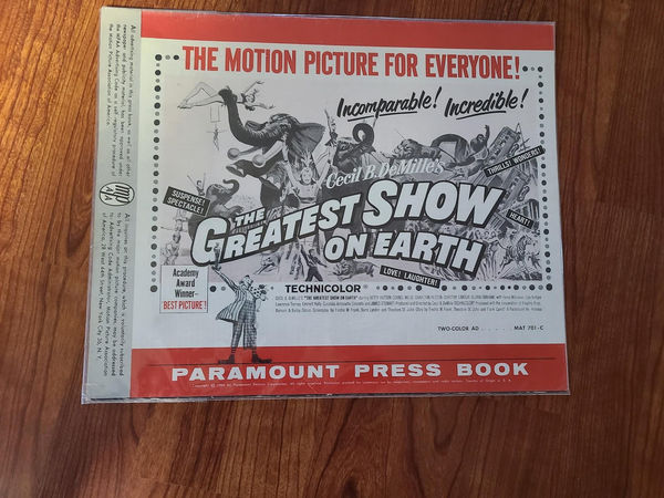 The Greatest Show On Earth - Press Books