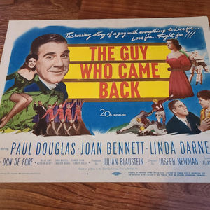 The Guy Who Came Back - Title Cards