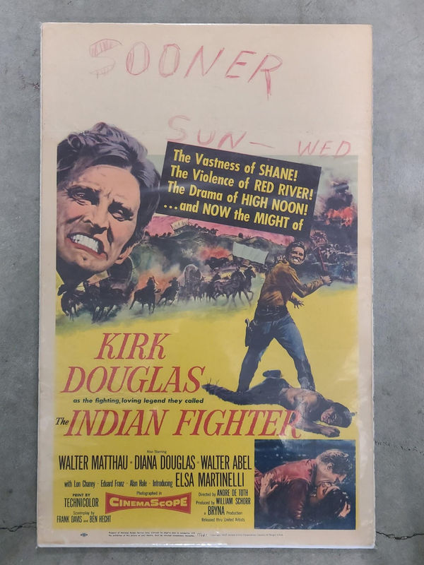 The Indian Fighter - Window Cards