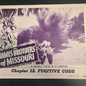 The James Brothers Of Missouri - Serial Lobby Cards