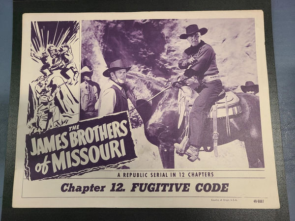 The James Brothers Of Missouri - Serial Lobby Cards