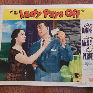 The Lady Pays off - General Lobby Cards