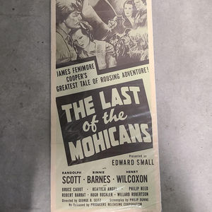 The Last Of The Mohicans - Inserts