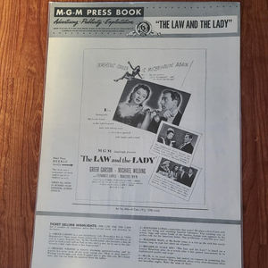 The Law and The Lady - Press Books