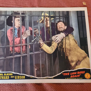 The Law Rides Again - Western Lobby Cards