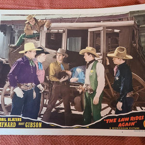 The Law Rides Again - Western Lobby Cards