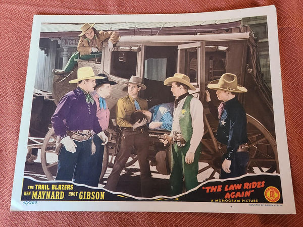 The Law Rides Again - Western Lobby Cards