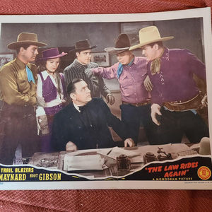 The Law Rides Again - Western Lobby Cards