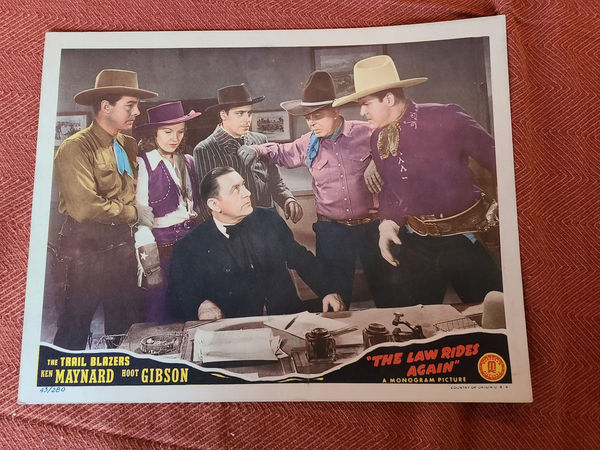 The Law Rides Again - Western Lobby Cards