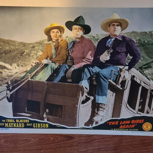 The Law Rides Again - Western Lobby Cards