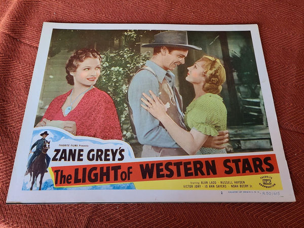 The Light Of Western Skies - Western Lobby Cards