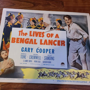 The Lives Of A Bengal Lancer - Military/Aviation Lobby Cards