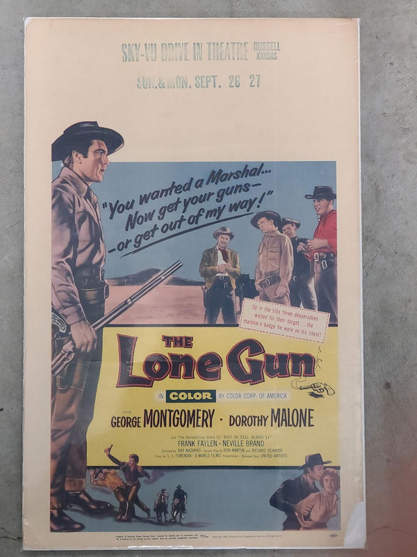 The Lone Gun - Window Cards