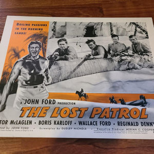 The Lost Patrol - Military/Aviation Lobby Cards