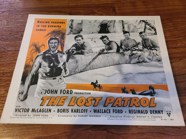 The Lost Patrol - Military/Aviation Lobby Cards