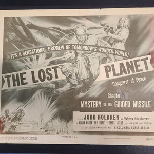 The Lost Planet - Serial Lobby Cards