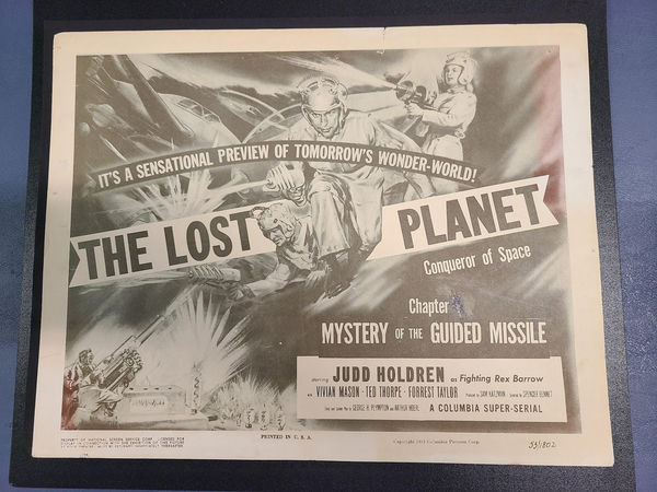 The Lost Planet - Serial Lobby Cards