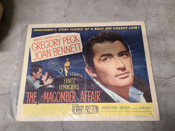 The Macomber Affair - Half Sheets