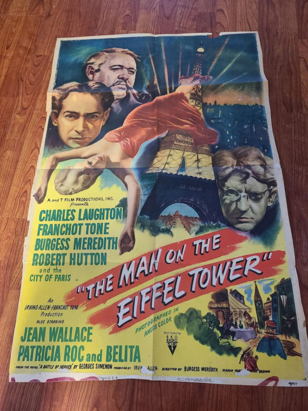 The Man on the Eiffel Tower - 1 Sheets/US