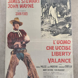 The Man Who Shot Liberty Valance - Fotobusta