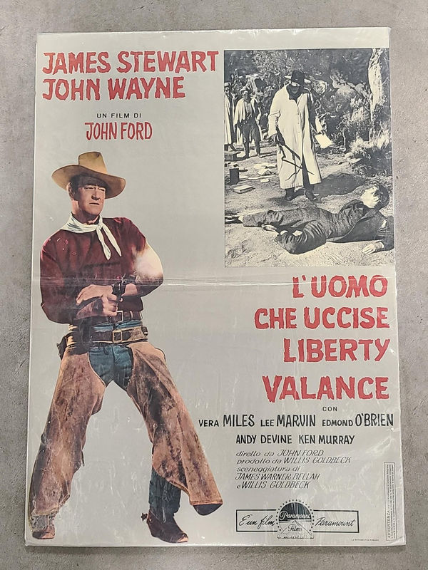 The Man Who Shot Liberty Valance - Fotobusta