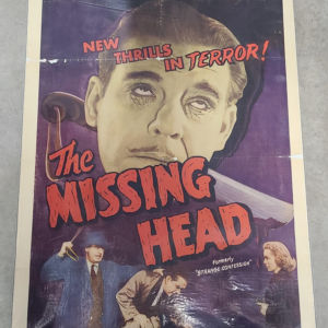 The Missing Head - 1 Sheets/US