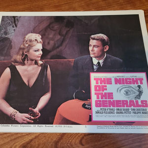 The Night Of The Generals - Military/Aviation Lobby Cards