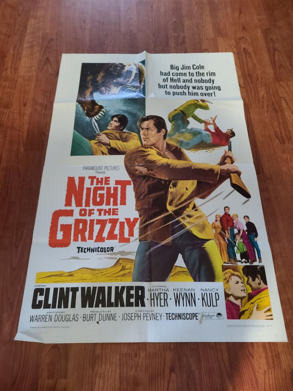 The Night of the Grizzly - 1 Sheets/US