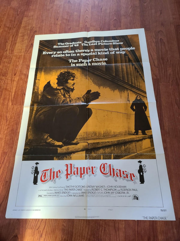 The Paper Chase - 1 Sheets/US