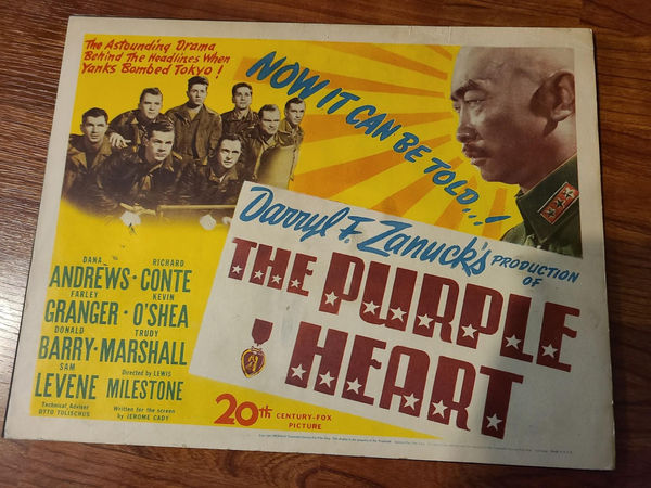 The Purple Heart - Military/Aviation Lobby Cards