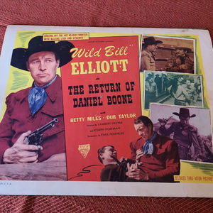 The Return Of Daniel Boone - Western Lobby Cards