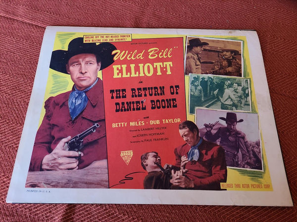 The Return Of Daniel Boone - Western Lobby Cards