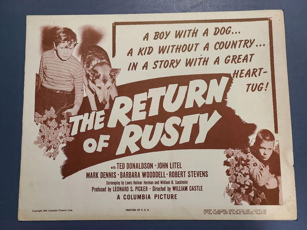 The Return Of Rusty - Title Cards