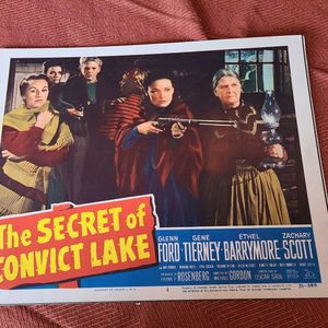 The Secrets Of Convict Lake - Western Lobby Cards