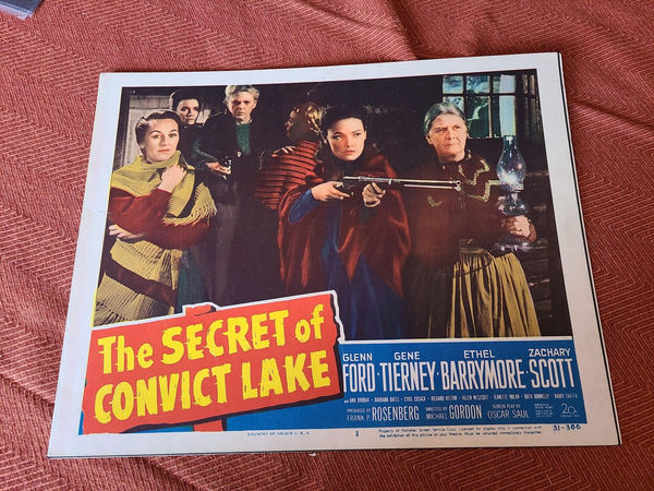 The Secrets Of Convict Lake - Western Lobby Cards