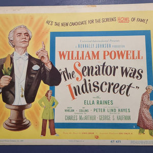 The Senator Was Indiscreet - Title Cards