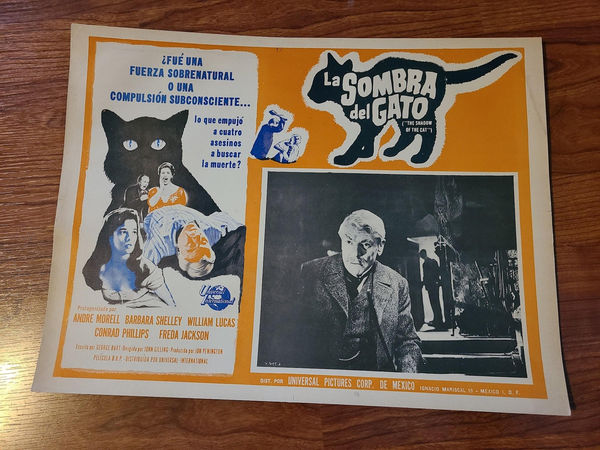 The Shadow of The Cat - Mexican Lobby Cards