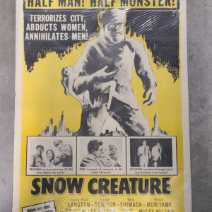 The Snow Creature - 1 Sheets/US