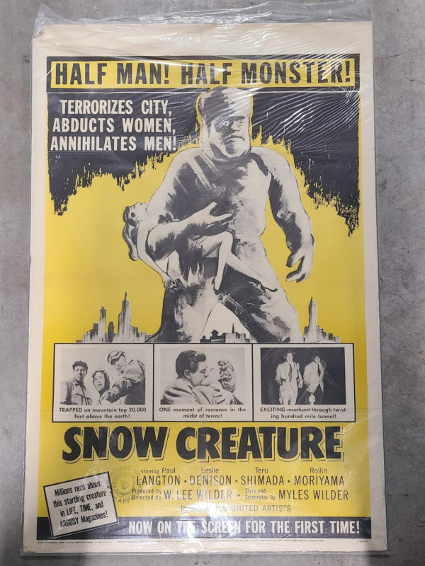 The Snow Creature - 1 Sheets/US