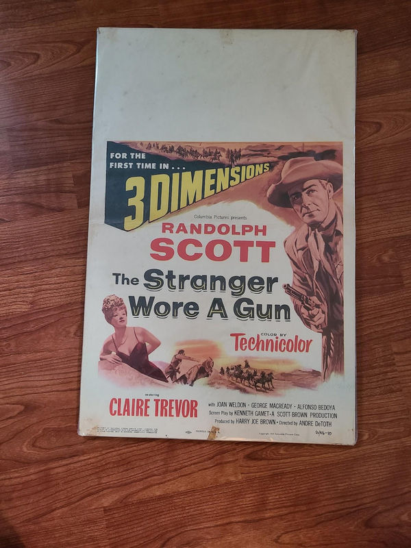 The Stranger Wore A Gun - Window Cards