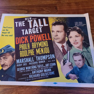 The Tall Target - Military/Aviation Lobby Cards