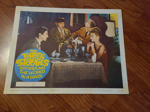 The Three Stooges/Go Around The World In A Daze - General Lobby Cards