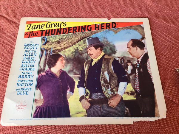 The Thundering Herd - Western Lobby Cards