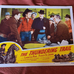 The Thundering Trail - Western Lobby Cards