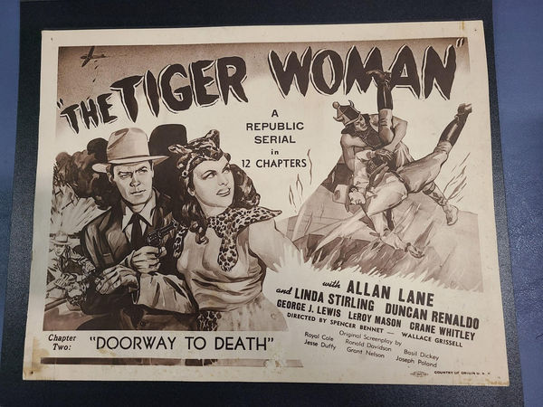 The Tiger Woman - Serial Lobby Cards