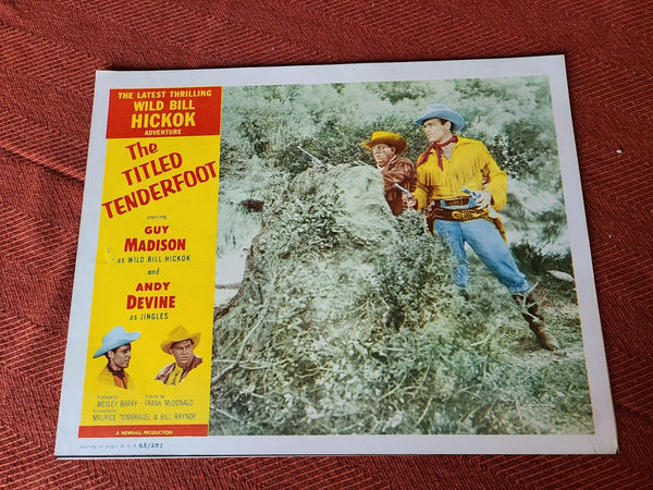 The Titled Tenderfoot - Western Lobby Cards