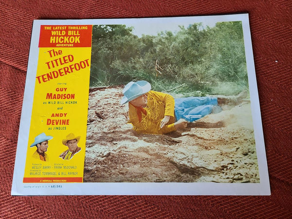 The Titled Tenderfoot - Western Lobby Cards