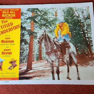 The Titled Tenderfoot - Western Lobby Cards